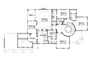European Style House Plan - 4 Beds 4.5 Baths 5469 Sq/Ft Plan #411-388 