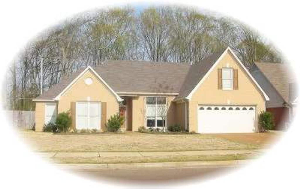 Exterior - Front Elevation 2 for European House Plan #81-1549 - 3 bed, 2 bath
