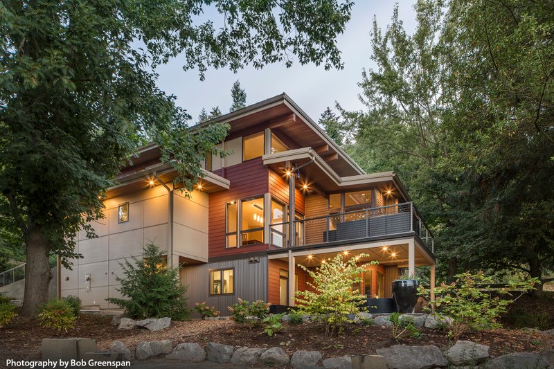 Dream House Plan - Exterior - Rear Elevation for Contemporary House Plan #48-656 - 4 bed, 3.5 bath
