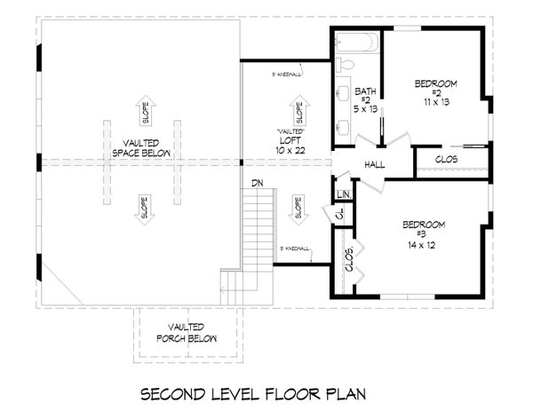 Dream House Plan - Traditional Floor Plan - Upper Floor Plan #932-665