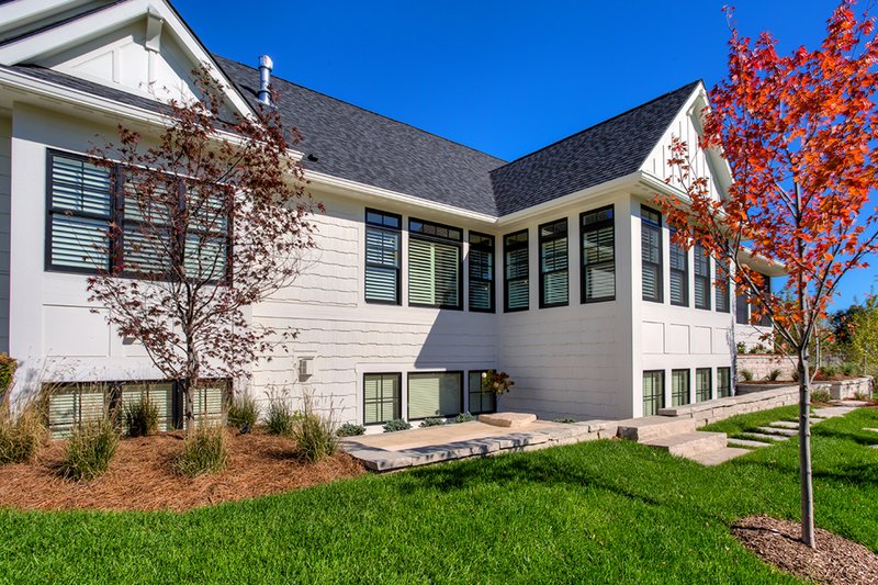 Architectural House Design - Exterior - Rear Elevation 3 for Ranch House Plan #70-1467 - 3 bed, 2 bath