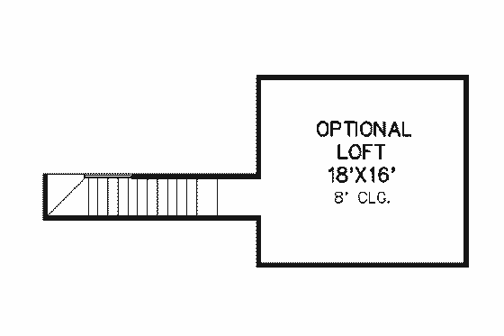 Floor Plan - Other Floor for Traditional House Plan #65-445 - 2 bed, 2 bath