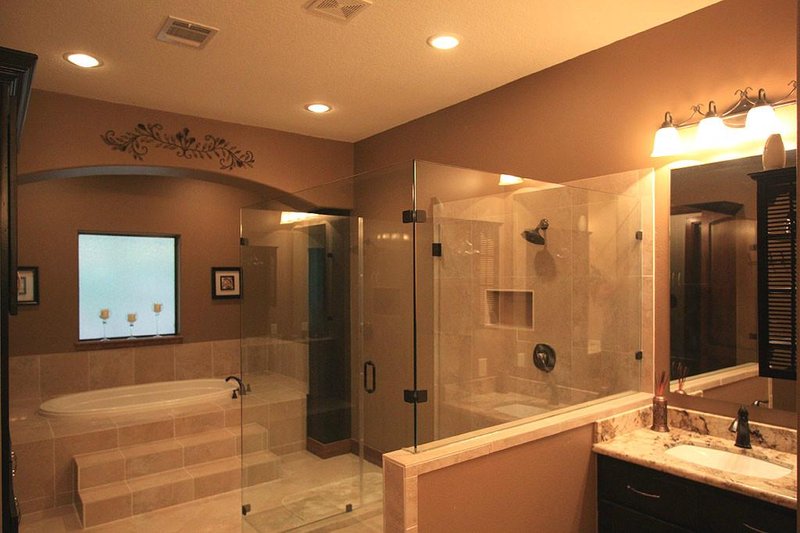 Architectural House Design - Interior - Master Bathroom 2 for Ranch House Plan #140-149 - 3 bed, 2.5 bath