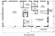 Barndominium Style House Plan - 3 Beds 2.5 Baths 2456 Sq/Ft Plan #1064-111 Floor 