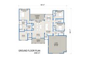 Farmhouse Style House Plan - 3 Beds 2.5 Baths 2096 Sq/Ft Plan #1103-2 