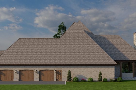 Exterior - Other Elevation 1 for European House Plan #923-78 - 4 bed, 4.5 bath