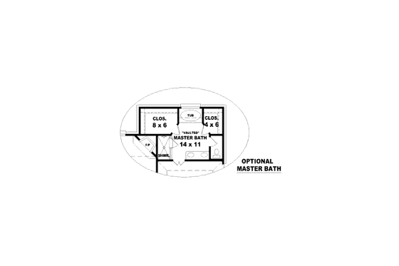 Floor Plan - Other Floor for Traditional House Plan #81-13865 - 3 bed, 2 bath