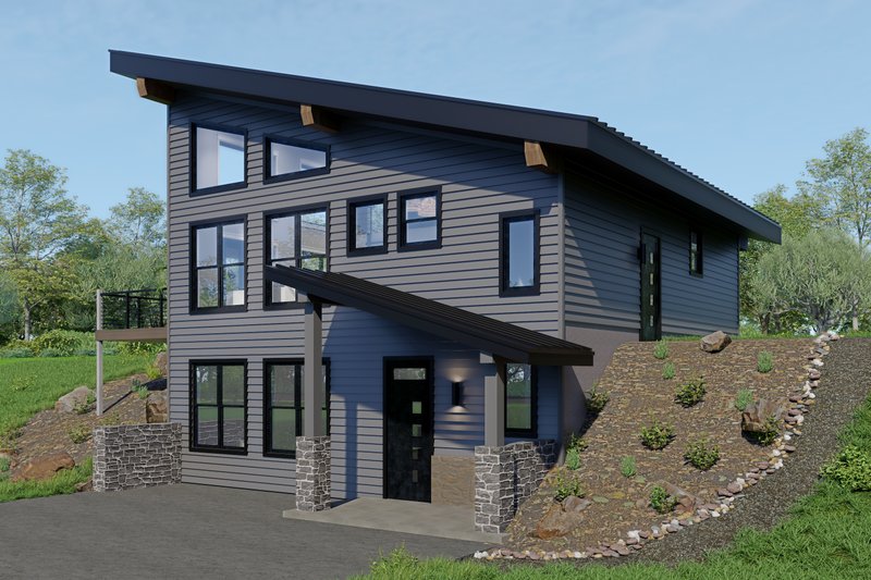 Dream House Plan - Exterior - Front Elevation 3 for Country House Plan #932-380 - 1 bed, 1 bath