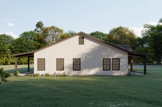 Exterior - Other Elevation 5 for Farmhouse House Plan #1092-13 - 3 bed, 2 bath