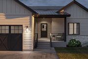 Farmhouse Style House Plan - 3 Beds 2 Baths 1613 Sq/Ft Plan #455-593 