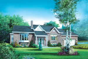 Traditional Exterior - Front Elevation Plan #25-1185