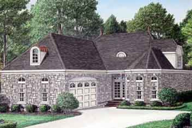 House Plan Design - Southern Exterior - Front Elevation Plan #34-185