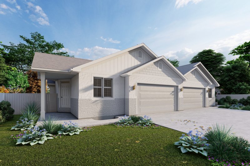 Home Plan - Exterior - Front Elevation 3 for Craftsman House Plan #1060-312 - 4 bed, 3 bath
