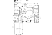 European Style House Plan - 2 Beds 2.5 Baths 3606 Sq/Ft Plan #135-133 