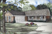 Ranch Style House Plan - 3 Beds 2 Baths 1224 Sq/Ft Plan #17-2138 