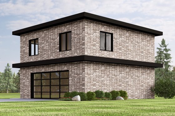 Exterior - Other Elevation for Contemporary House Plan #1064-354 - 2 bed, 1 bath