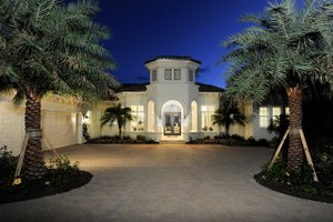 House Blueprint - Mediterranean Exterior - Front Elevation Plan #930-508