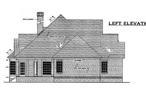 Exterior - Other Elevation for Traditional House Plan #406-295 - 3 bed, 2 bath