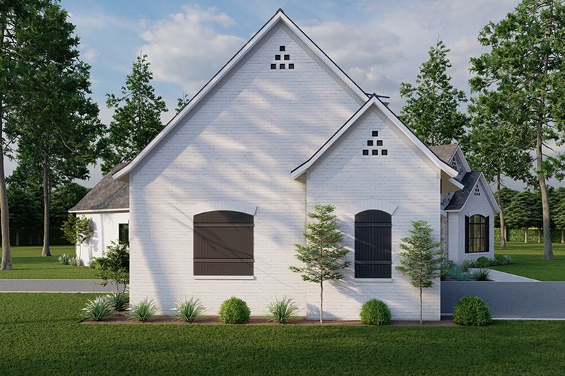 House Plan Design - Exterior - Other Elevation 1 for European House Plan #923-334 - 3 bed, 2.5 bath