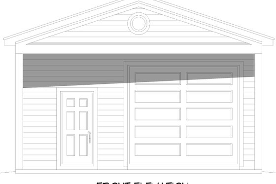 Exterior - Front Elevation 3 for Country House Plan #932-1051, 0 bath
