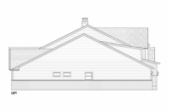Exterior - Other Elevation for Farmhouse House Plan #1096-92 - 4 bed, 2.5 bath