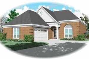 Traditional Exterior - Front Elevation Plan #81-293