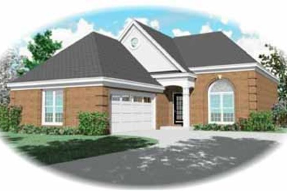 Exterior - Front Elevation for Traditional House Plan #81-293 - 3 bed, 2 bath
