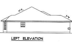 Exterior - Other Elevation for Traditional House Plan #40-282 - 3 bed, 2 bath