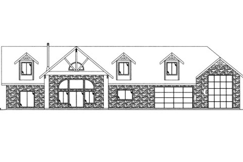 Home Plan - Bungalow Exterior - Front Elevation Plan #117-621