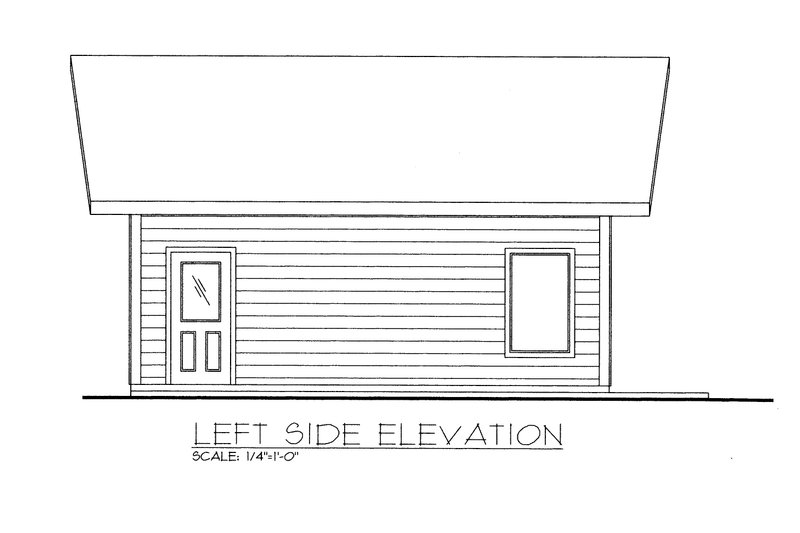 Dream House Plan - Exterior - Other Elevation for Bungalow House Plan #117-1103 - 1 bed, 1.5 bath