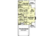 Country Style House Plan - 3 Beds 2 Baths 1500 Sq/Ft Plan #430-51 