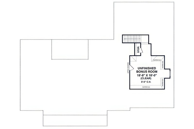 Home Plan - Floor Plan - Upper Floor for European House Plan #21-639 - 4 bed, 3.5 bath