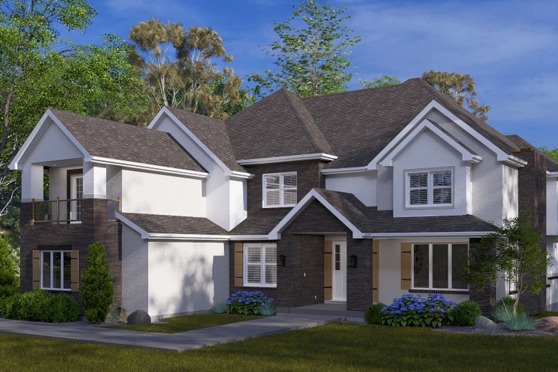 Dream House Plan - Exterior - Front Elevation 3 for Traditional House Plan #1060-344 - 4 bed, 2.5 bath