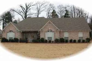 European Exterior - Front Elevation Plan #81-915