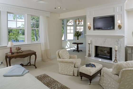 Exterior - Front Elevation 3 for Traditional House Plan #56-604 - 4 bed, 4 bath