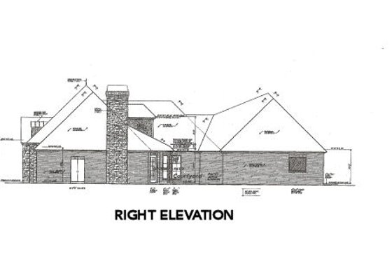 Exterior - Other Elevation for European House Plan #310-632 - 4 bed, 3.5 bath