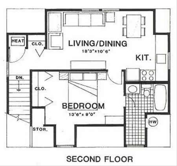 Country Floor Plan - Upper Floor Plan #116-229