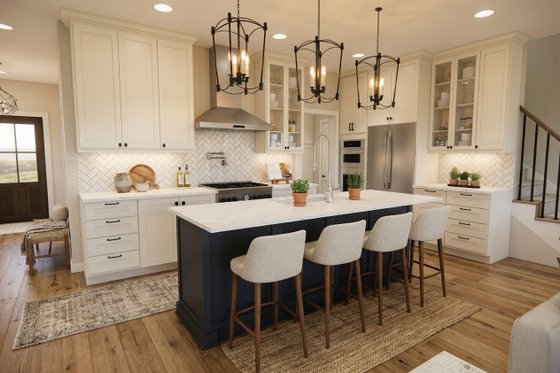 Interior - Kitchen 1 for Farmhouse House Plan #51-1517 - 4 bed, 2.5 bath