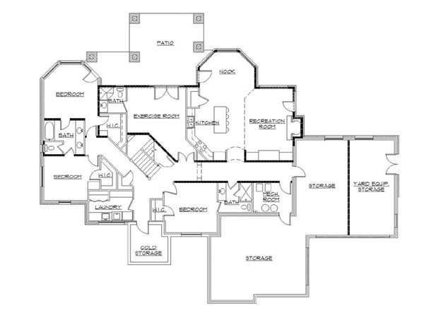 Home Plan - European Floor Plan - Upper Floor Plan #5-399