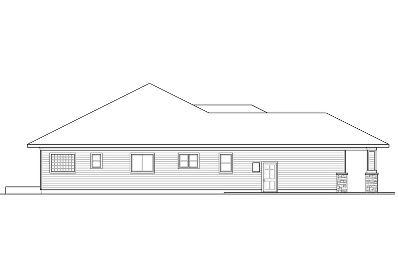 Home Plan - Exterior - Other Elevation House Plan #124-707 - 2 bed, 2 bath