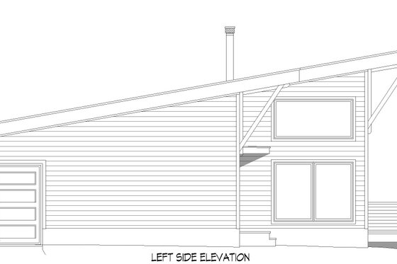 Exterior - Other Elevation for Contemporary House Plan #932-1287 - 2 bed, 2.5 bath