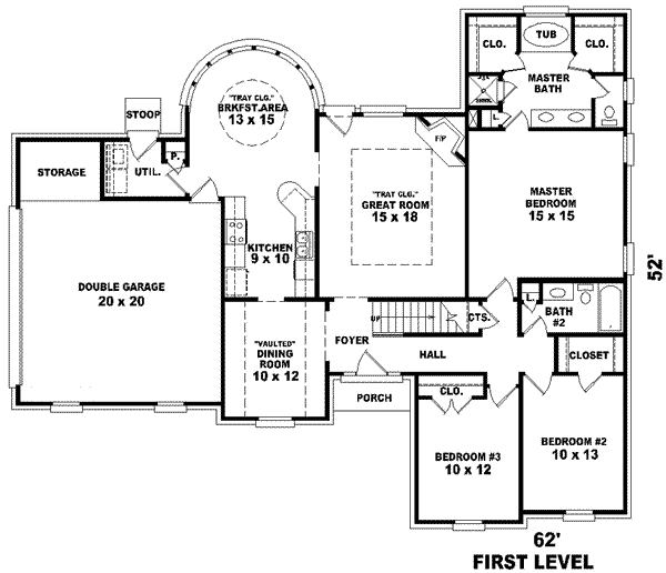 European Floor Plan - Main Floor Plan #81-869