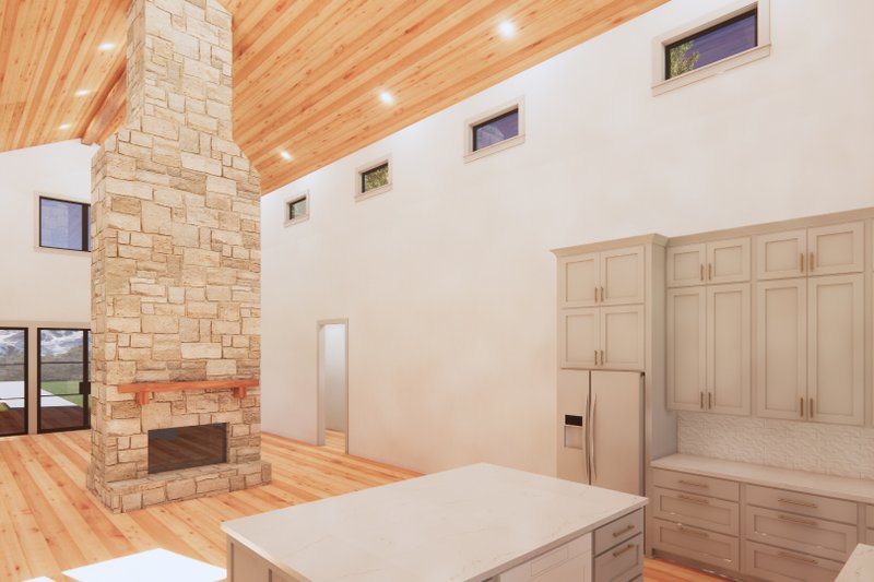 House Design - Interior - Kitchen for Barndominium House Plan #1096-79 - 3 bed, 2 bath