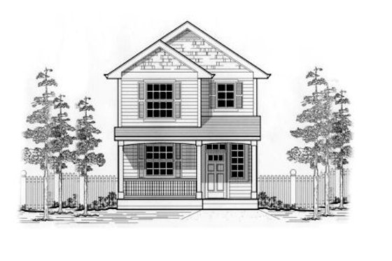 Exterior - Front Elevation for Cottage House Plan #53-127 - 3 bed, 2.5 bath