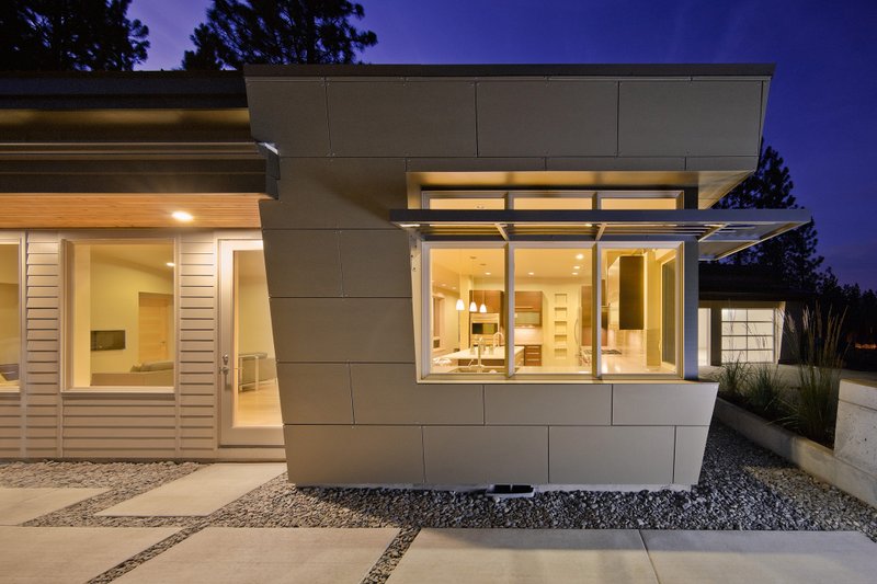 Architectural House Design - Exterior - Other Elevation 2 for Modern House Plan #892-8 - 2 bed, 2 bath