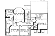 Colonial Style House Plan - 4 Beds 3.5 Baths 2960 Sq/Ft Plan #54-151 