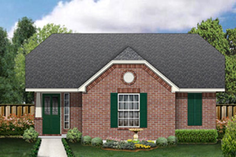 Dream House Plan - Cottage Exterior - Front Elevation Plan #84-453