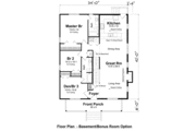 Farmhouse Style House Plan - 3 Beds 2 Baths 1428 Sq/Ft Plan #312-715 