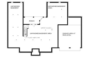 Floor Plan - Other Floor 1 for Traditional House Plan #45-130 - 4 bed, 2.5 bath