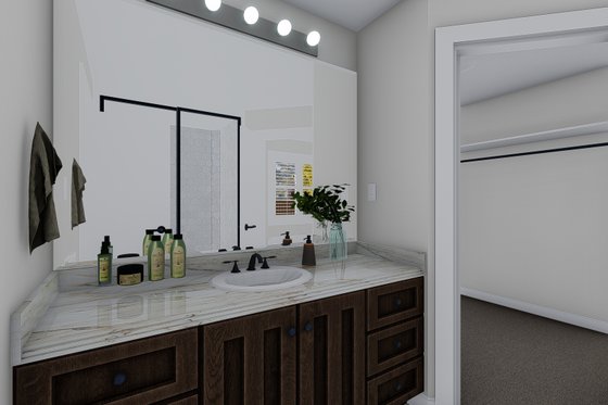 Interior - Master Bathroom 1 for Traditional House Plan #1060-62 - 3 bed, 2.5 bath